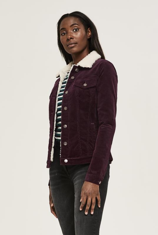 Cord Borg Collar Jacket | Long Tall Sally