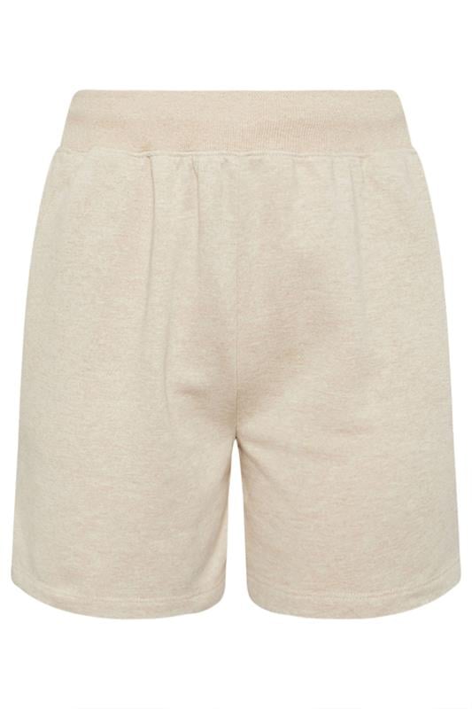 YOURS Plus Size Natural Brown Jogger Shorts | Yours Clothing 5