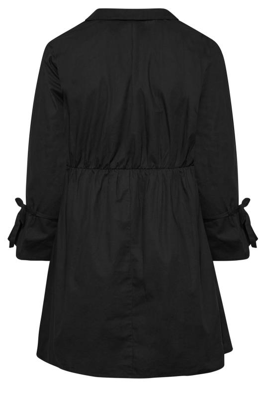 LIMITED COLLECTION Plus Size Black Tunic Shirt Dress | Yours Clothing 8