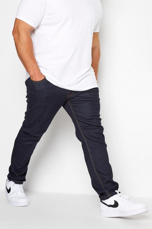 Tapered D555 Big & Tall Indigo Blue Tapered Stretch Jeans