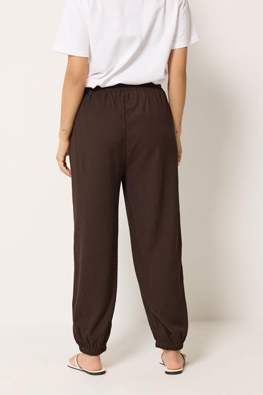 M&Co Petite Chocolate Brown Balloon Trousers | M&Co 2