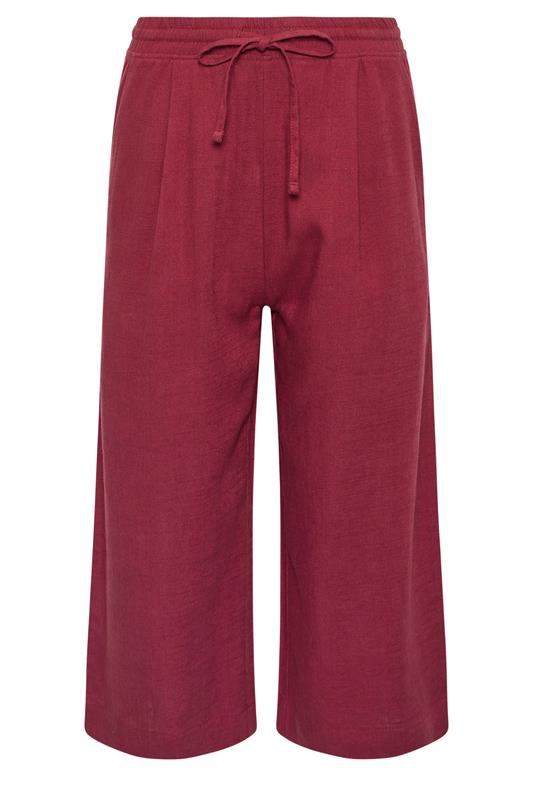 M&Co Berry Purple Linen Culottes | M&Co 6