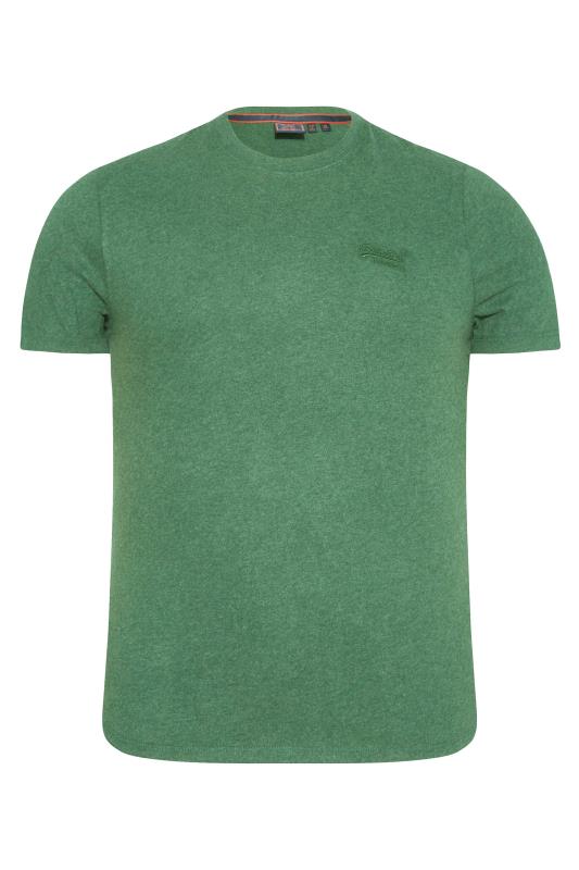  dla puszystych SUPERDRY Big & Tall Green Vintage T-Shirt