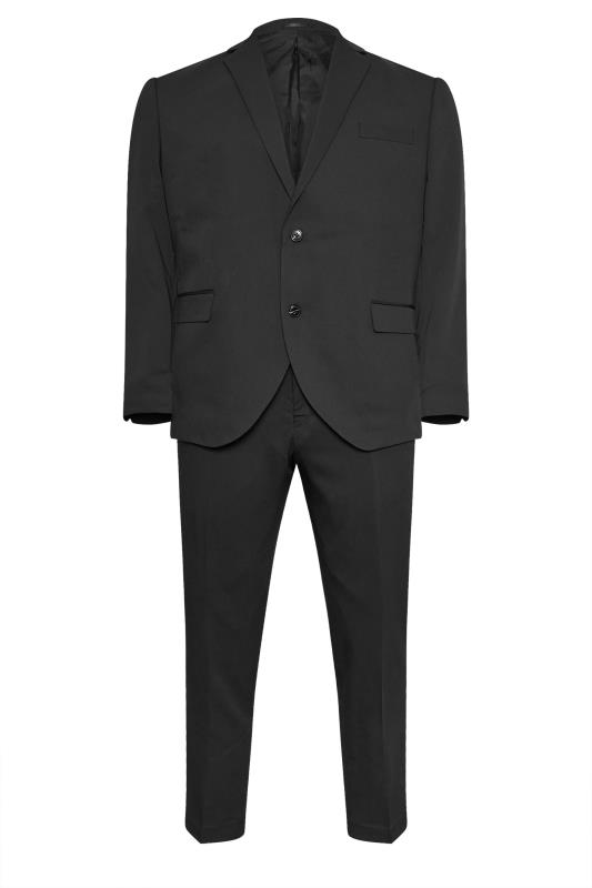 JACK & JONES Big & Tall Black 'Franco' Suit | BadRhino 5