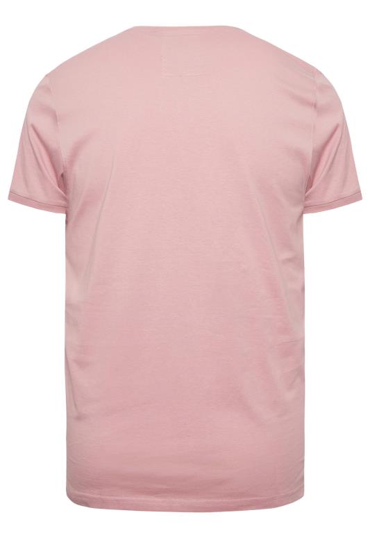 LUKE 1977 Big & Tall Pink Traff Core T-Shirt | BadRhino 3