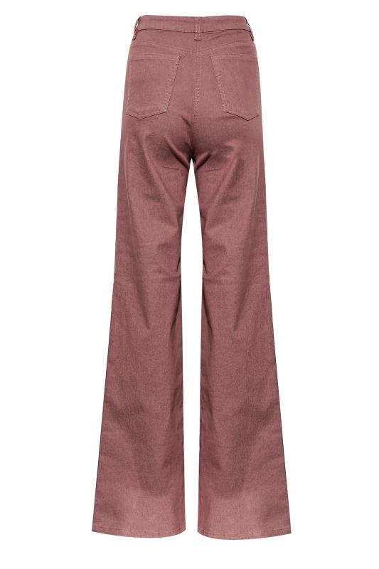 LTS Tall Purple BEA Wide Leg Jeans | Long Tall Sally 6