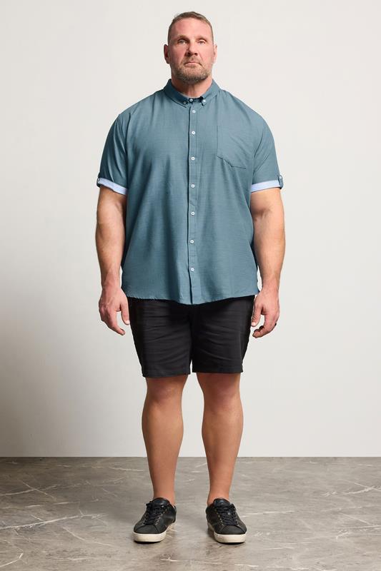BadRhino Big & Tall Light Blue Slub Shirt | BadRhino 2