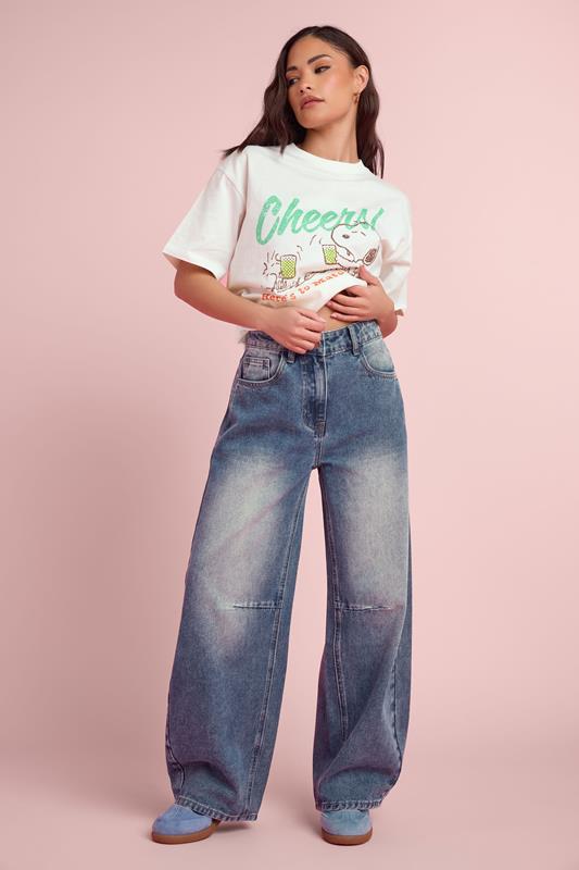  PixieGirl Petite Mid Blue Balloon Jeans