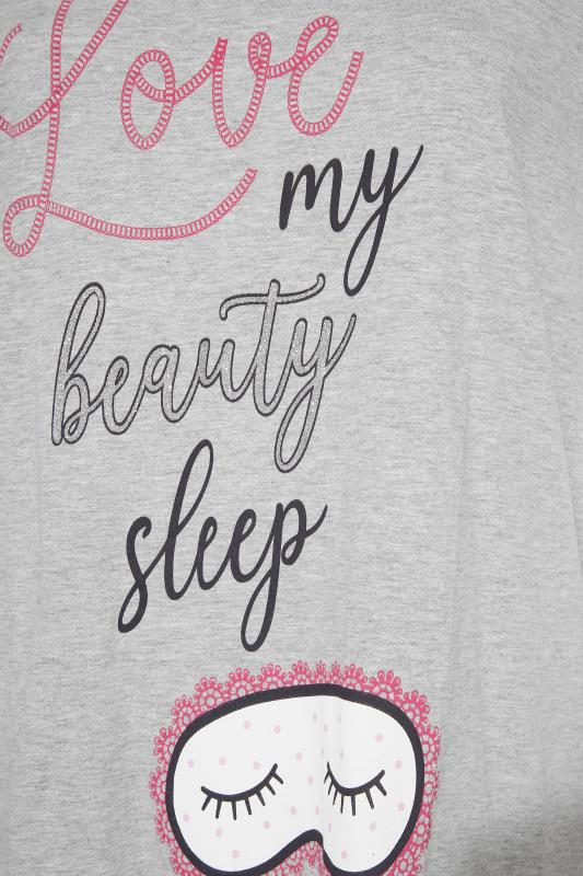Grey 'Love My Beauty Sleep' Eye Mask Nightdress_S.jpg