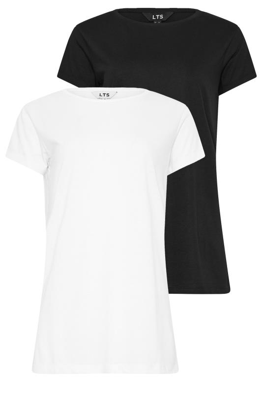 LTS 2 PACK Tall Women's Black & White T-Shirts | Long Tall Sally 7