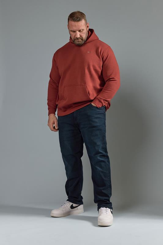  BadRhino Big & Tall Burnt Red Hoodie