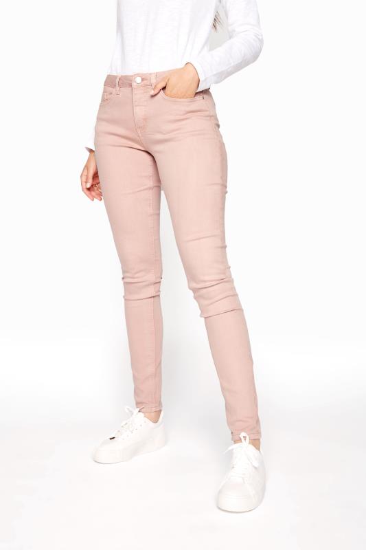 Coral Skinny Low Rise Jeans 2