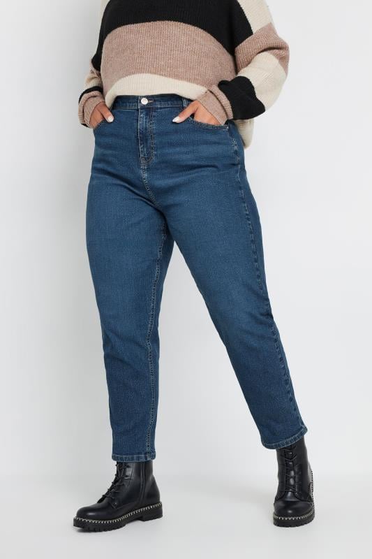  Tallas Grandes YOURS Curve Mid Blue Mom Jeans