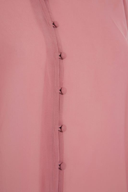 YOURS LONDON Curve Pink Balloon Sleeve Shirt_S.jpg