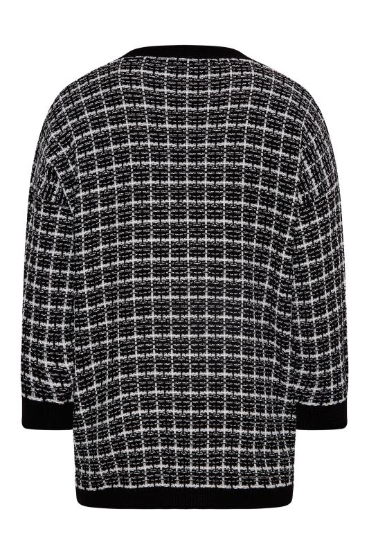 YOURS Curve Plus Size Black Boucle Cardigan | Yours Clothing  7