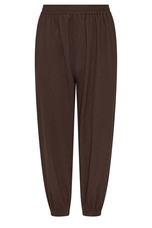 M&Co Petite Chocolate Brown Balloon Trousers | M&Co 5