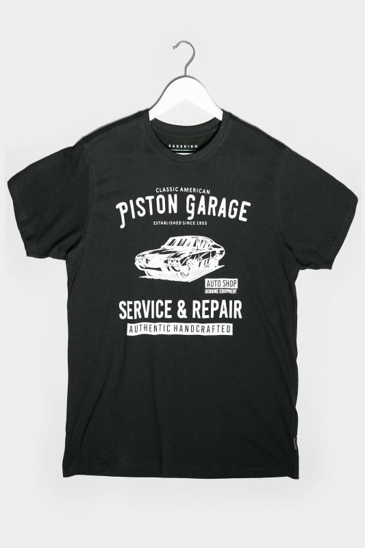 BadRhino Big & Tall Black Piston Garage Graphic Print T-Shirt_F.jpg