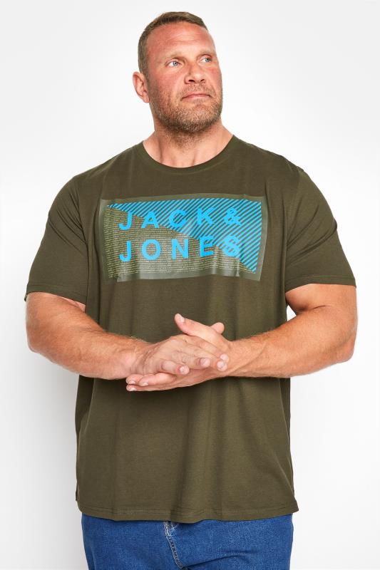 Men's  JACK & JONES Green Shawn T-Shirt