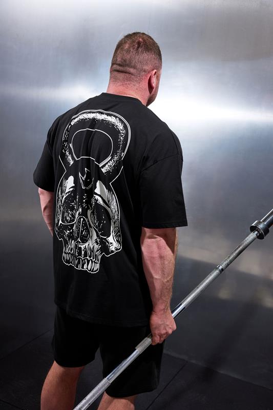  IronRhino Big & Tall camiseta negra calavera