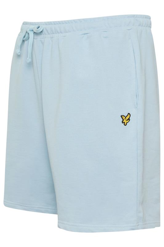 LYLE & SCOTT Big & Tall Opal Blue Jogger Shorts | BadRhino 5
