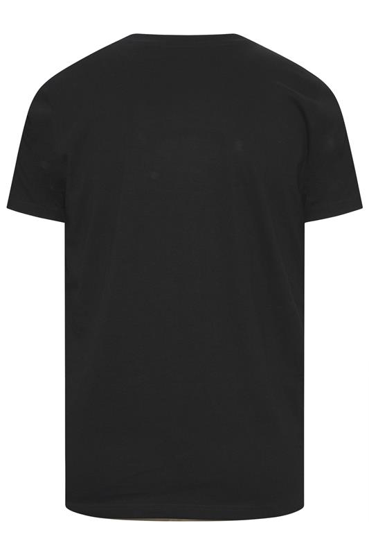 BadRhino Big & Tall Black Extra Long Skull Headphones Graphic T-Shirt | BadRhino 6