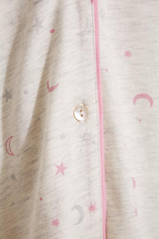 LTS Tall Grey Moon & Star Print Cotton Pyjama Set 5