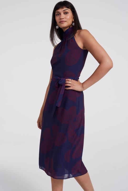 Butterfly Print Halterneck Dress | Long Tall Sally