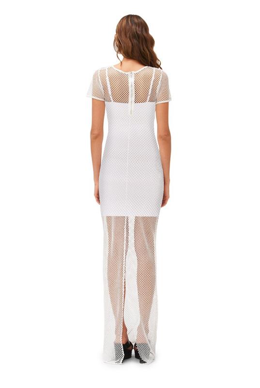 Tall TTYA White String Maxi Dress 5