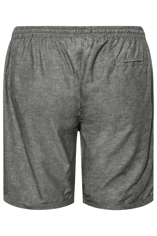 BadRhino Big & Tall Grey Cotton Shorts 5