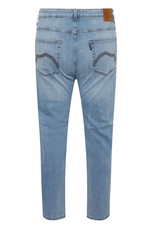 BadRhino Big & Tall Light Blue Stretch Jeans | BadRhino 4