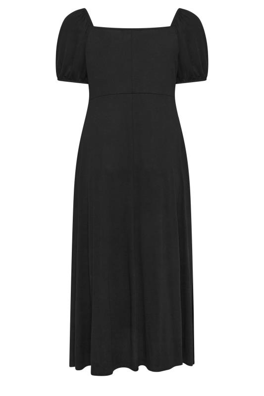 LIMITED COLLECTION Plus Size Black Wrap Maxi Dress | Yours Clothing 7