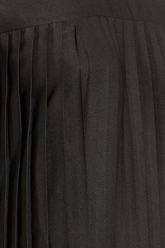 YOURS LONDON Plus Size Black Pleated Tunic Top | Yours Clothing  5