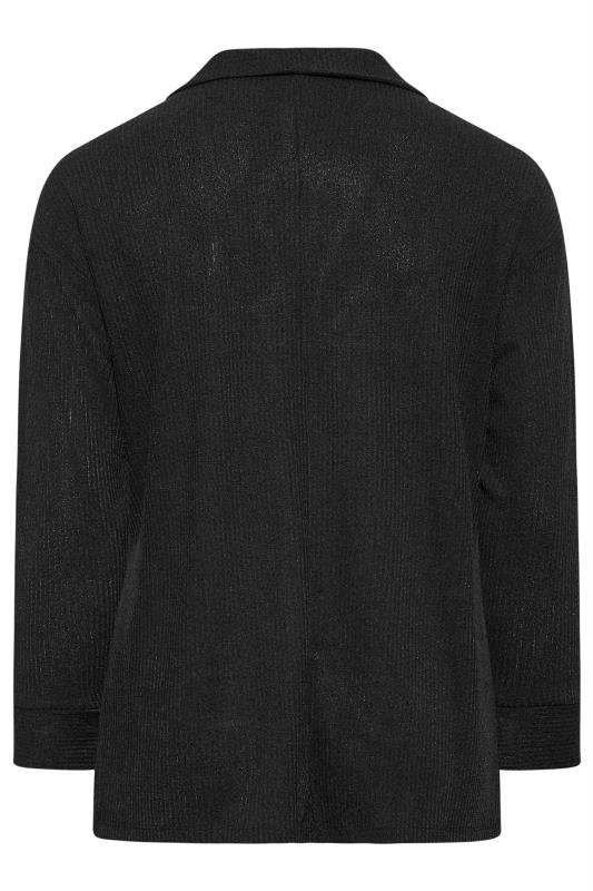 Plus Size Black Half Zip Neck Jumper | Yours Clothing 7