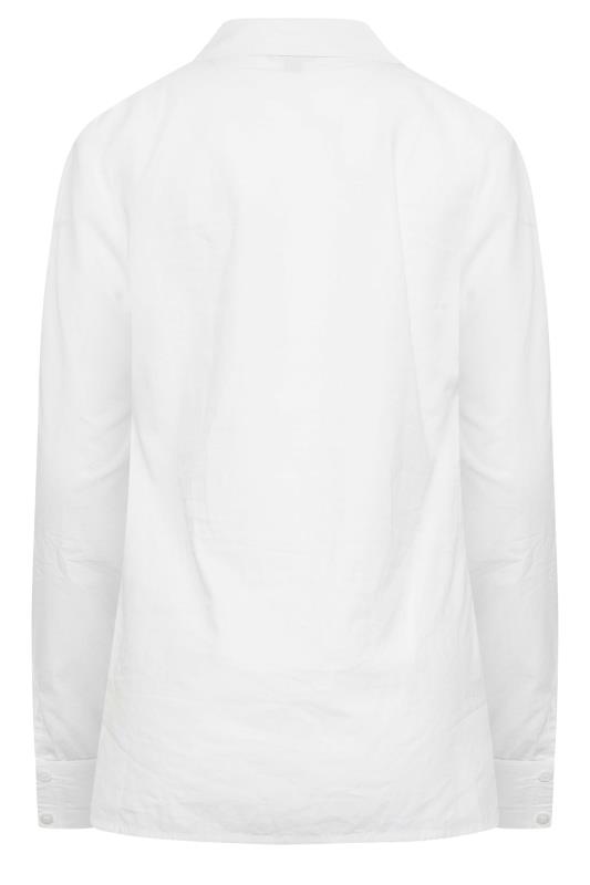 Tall Women's LTS White Cotton Shirt | Long Tall Sally  7