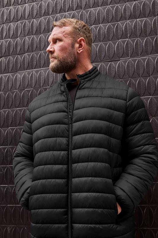 Men's  BadRhino Big & Tall Black Water Resistant Puffer Jacket