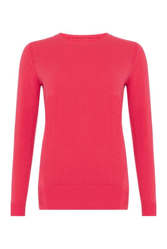 Pink Cashmere Scoop Neck Jumper | Long Tall Sally
