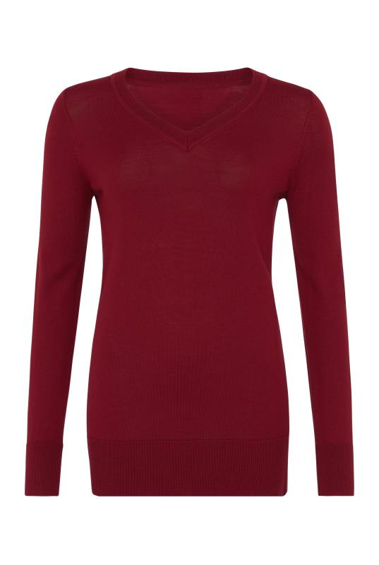 100% Merino V-Neck Sweater | Long Tall Sally