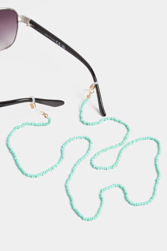 Green Beaded Sunglasses Chain 1