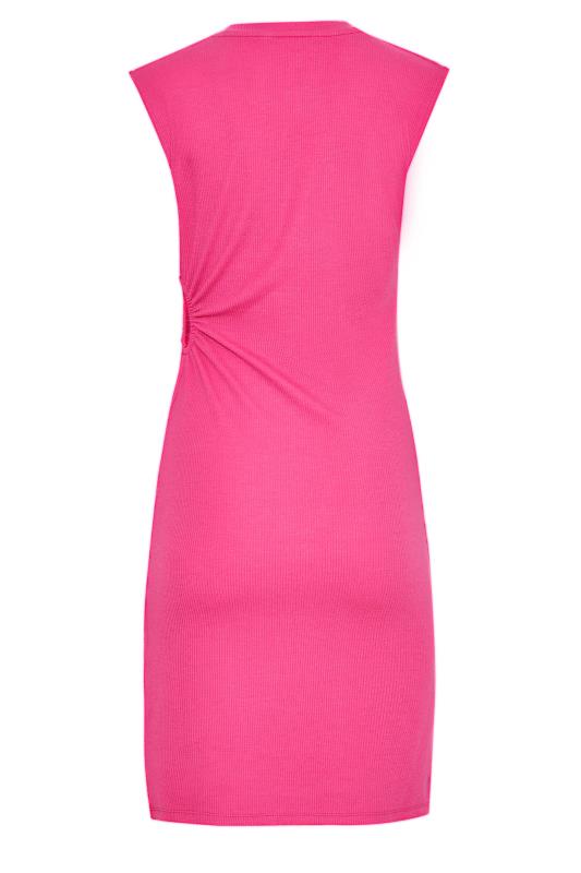 LTS Tall Pink Cut Out Side Detail Dress 7