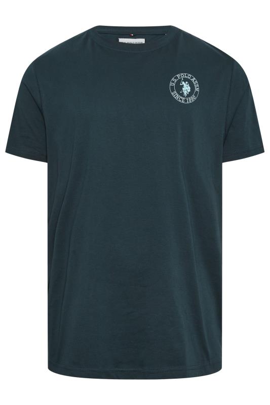 Men's  U.S. POLO ASSN. Big & Tall Navy Blue Circle Logo T-Shirt