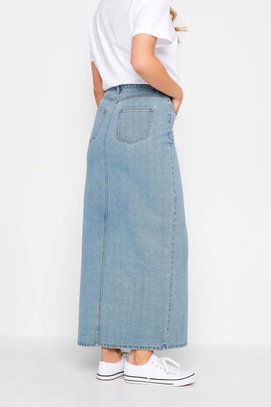 LTS Tall Blue Denim Split Maxi Skirt | Long Tall Sally  3