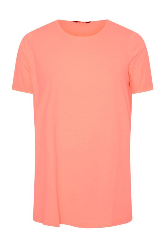 Curve Orange Raw Edge Basic T-Shirt_X.jpg