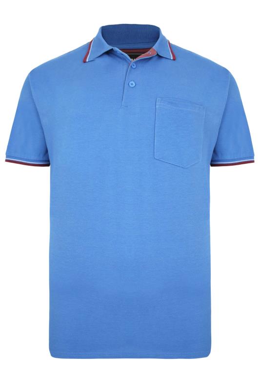 KAM Blue Tipped Polo Shirt | BadRhino 2