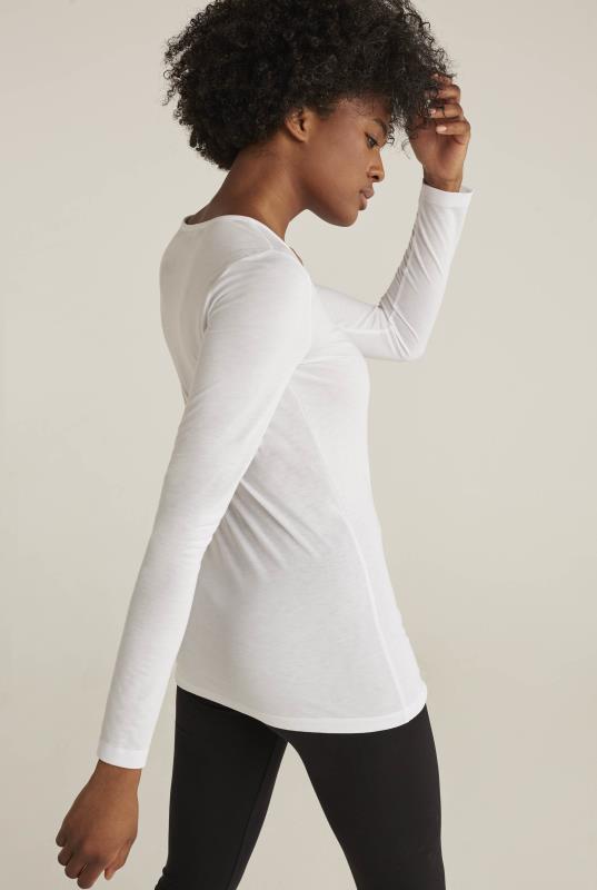 The Cotton Long Sleeve Scoop Neck Tee Long Tall Sally 