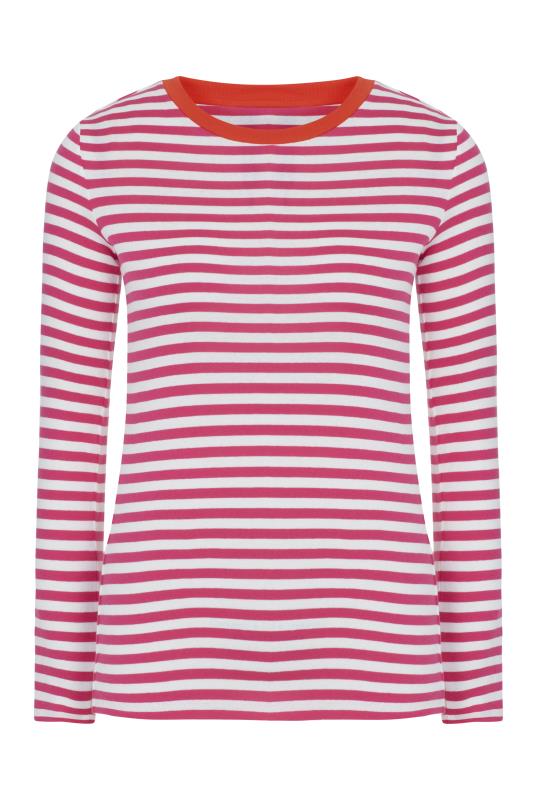 White and Red Stripe T-Shirt | Long Tall Sally