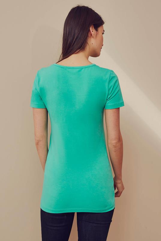 Bright Blue Scoop Neck Top | Long Tall Sally