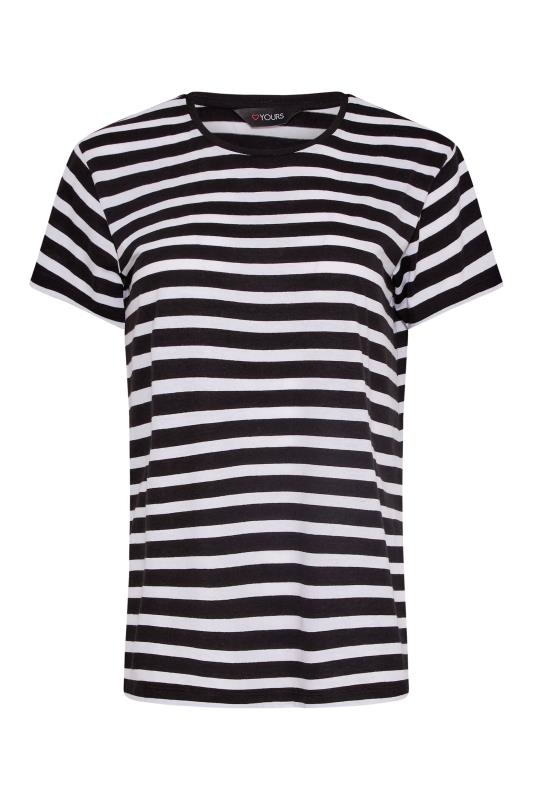 2 PACK Petite Black Stripe Basic T-Shirts 9