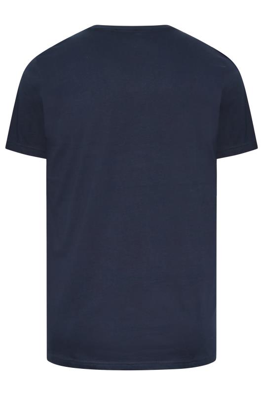 BadRhino Big & Tall Navy Blue 'Explore The Outdoors' Graphic Print T-Shirt | BadRhino 4