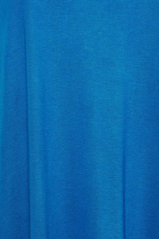YOURS Plus Size Cobalt Blue Drape Pocket Dress | Yours Clothing 5