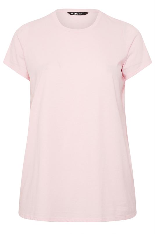 YOURSET 3 PACK Plus Size Mocha Brown & Pink Core T-Shirts | Yours Clothing 10
